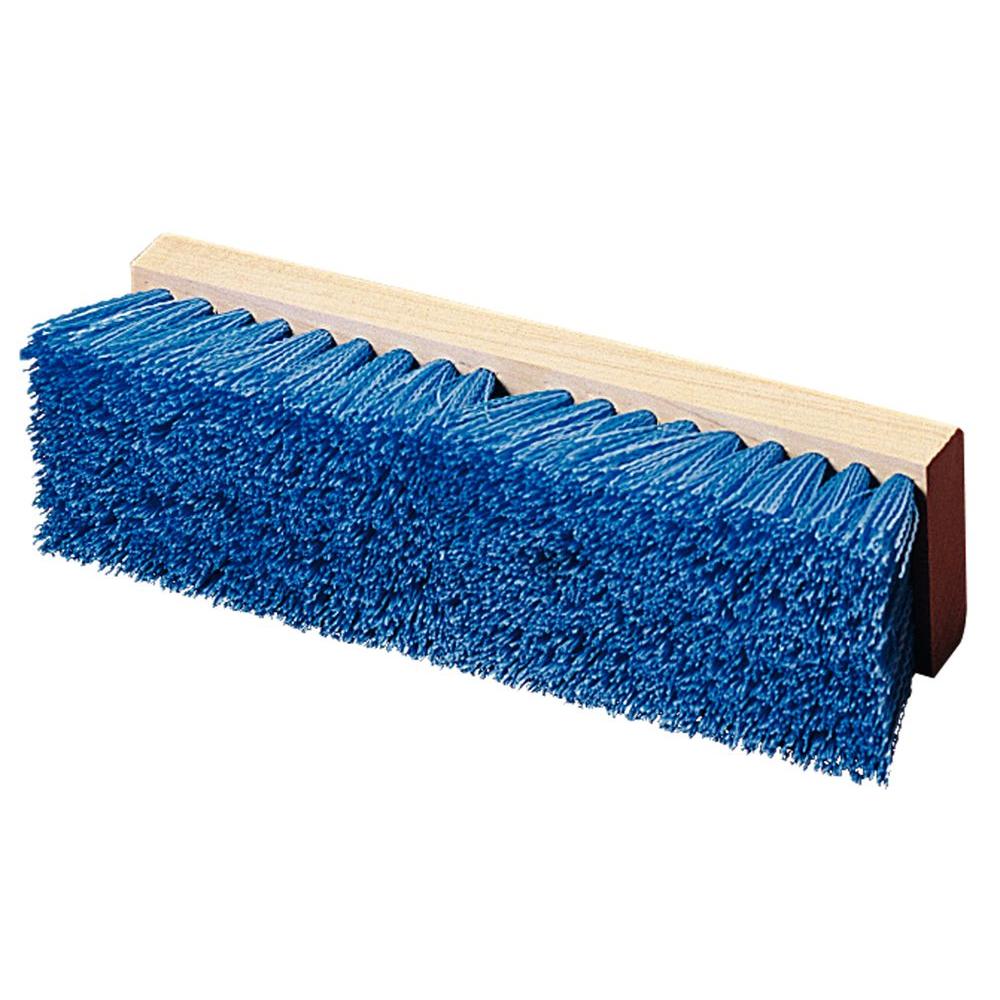 Carlisle 10 in. Blue Polypropylene Deck Scrub Brush (12Pack)36193P14