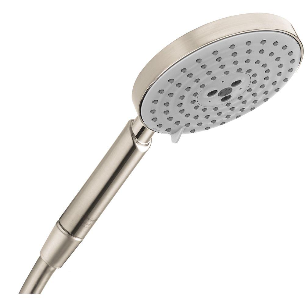 Hansgrohe Raindance S 150 Air 3 Spray Hand Shower In Brushed Nickel Hansgrohe Raindance S 150 Air 3 Spray Hand Shower In Brushed Nickel