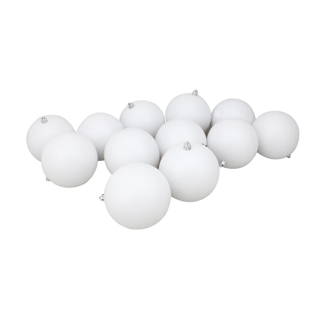 christmas ornaments white balls