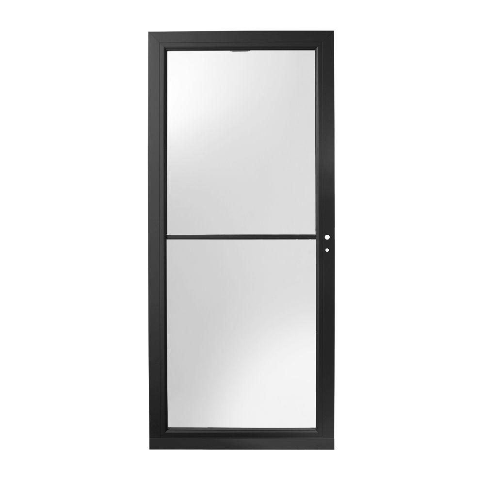 Andersen Retractable Screen Black Storm Doors Exterior