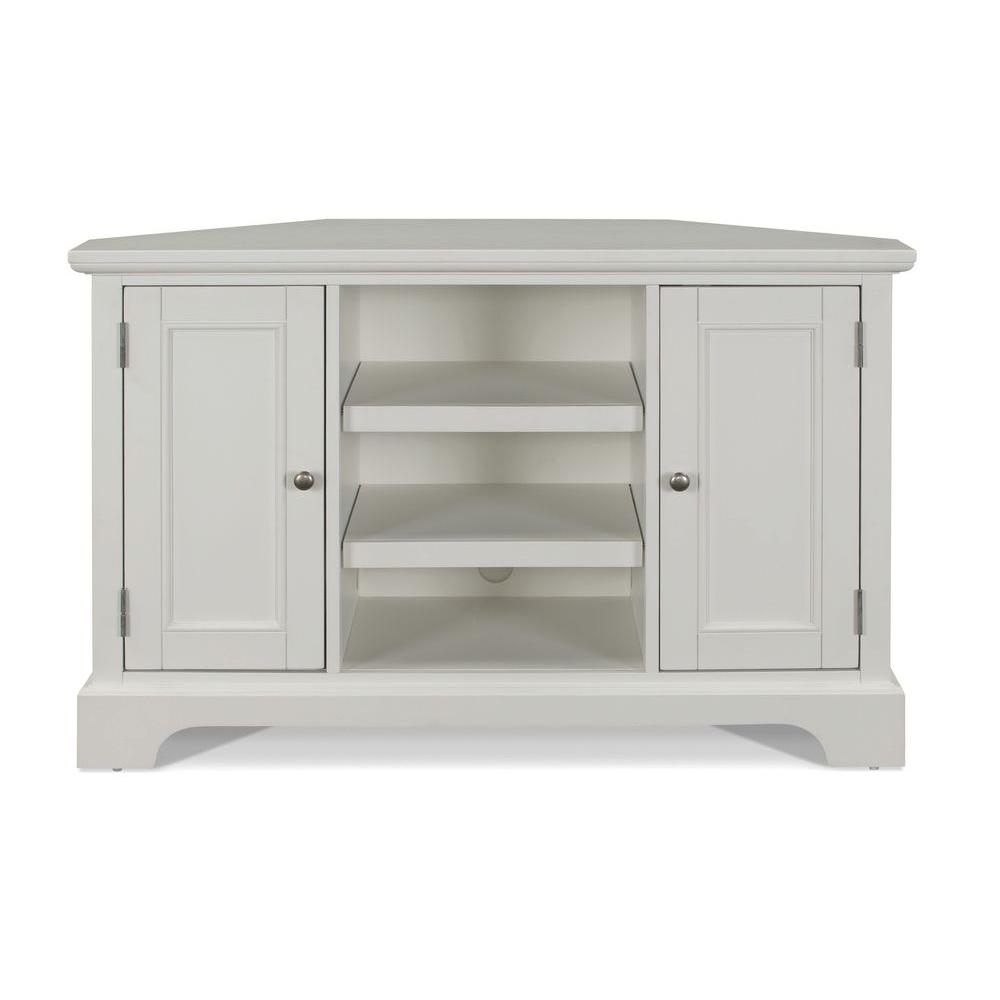 Home Styles Naples White Entertainment Center 5530-07 - The Home Depot