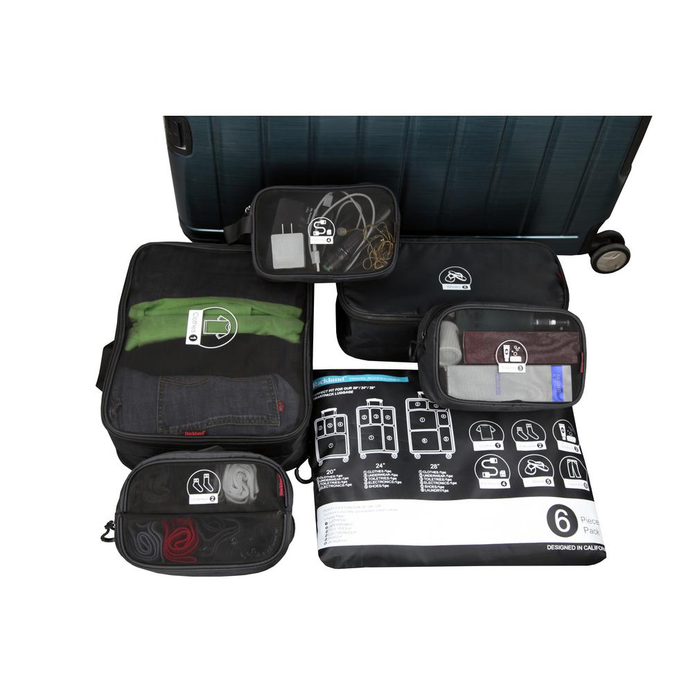Rockland Black Packing Cubes Smart Pack Cubes (Set of 6) was $349.99 now $30.0 (91.0% off)