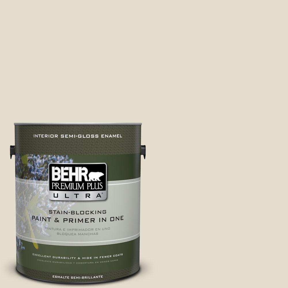 Behr Premium Plus Ultra 1 Gal Ppu7 16 Vintage Linen Semi Gloss Ppu7 16 Vintage Linen Semi Gloss