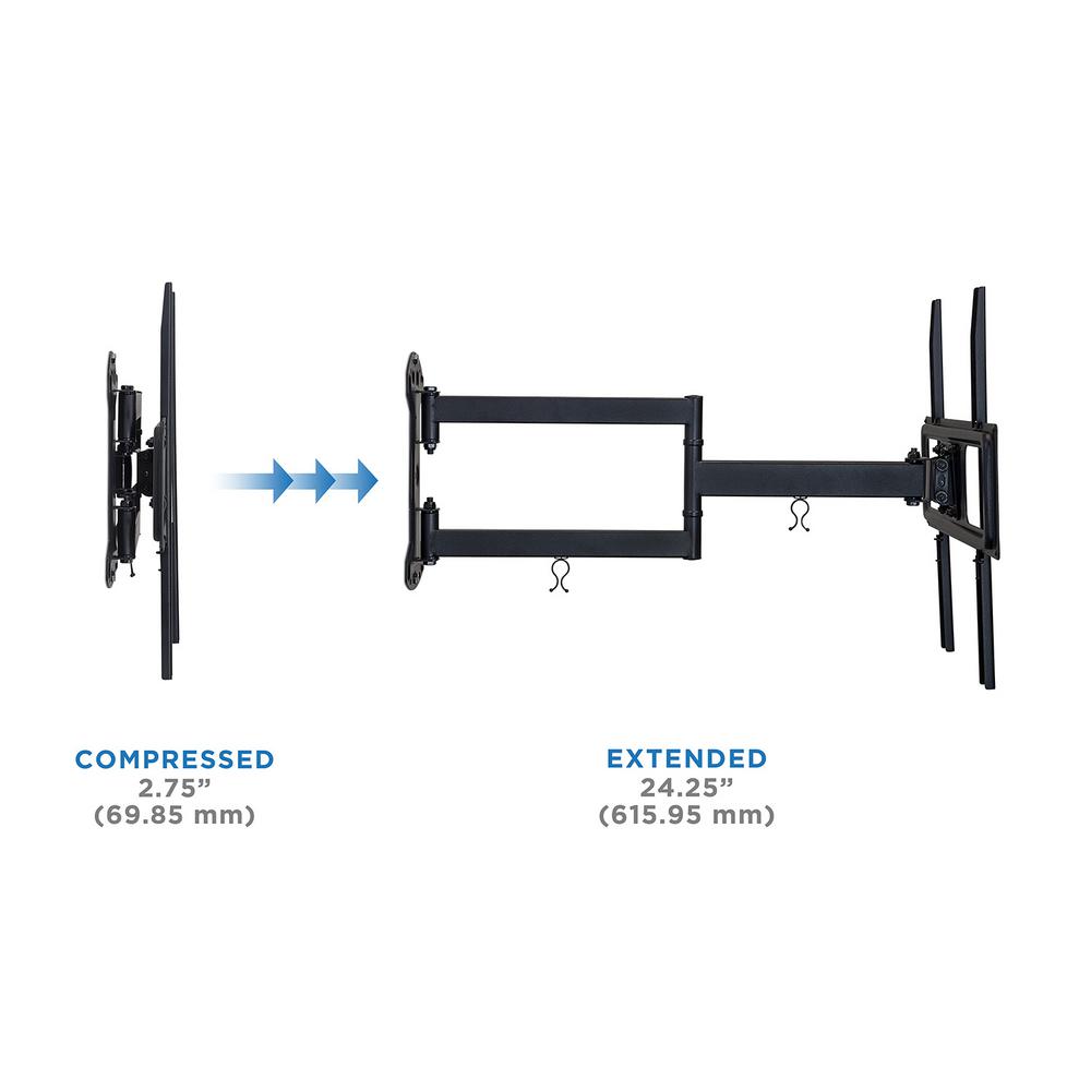 Mount It Full Motion Tv Articulating Arm For 32 In To 55 Screen Size Mi 3991xl The Home Depot - Extended Arm Tv Mount Mount It Full Motion Tv Articulating Arm For 32 In To 55 Screen Size Mi 3991xl The Home Depot - Extended Arm Tv Mount