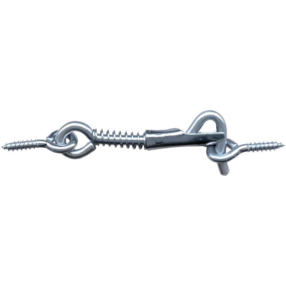 Crown Bolt 2 in. StainlessSteel Positive Lock Gate Hook and Eye44241