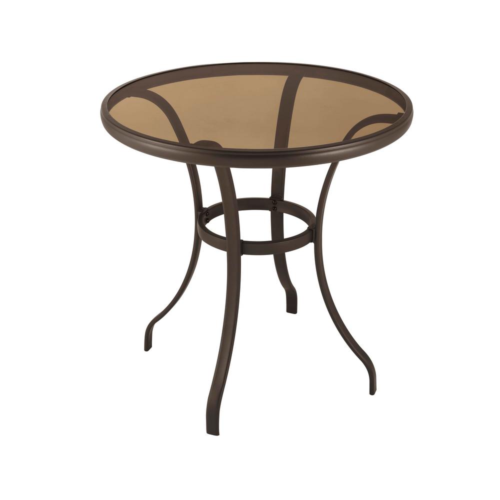 Home Garden Nantucket Round Metal, Small Round Metal Garden Table And Chairs