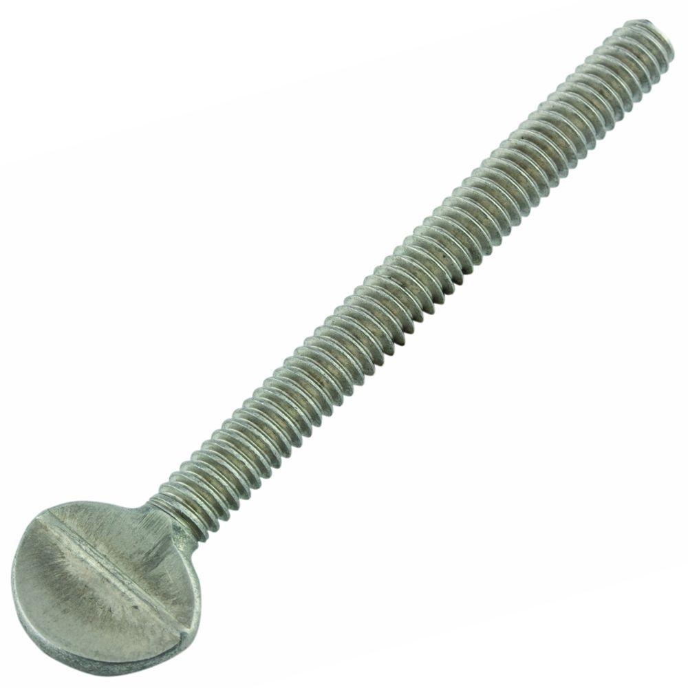 50 Pcs Thumb Screw 1//4-20 x 1//2 Steel Type B Zinc-Plated Thumbscrew