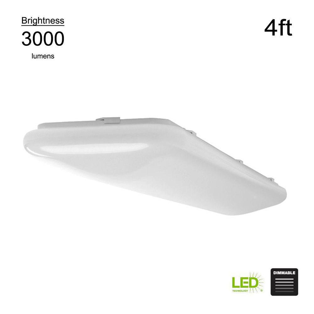 4 ft. x 1 ft. LED Traditional Ceiling Flushmount