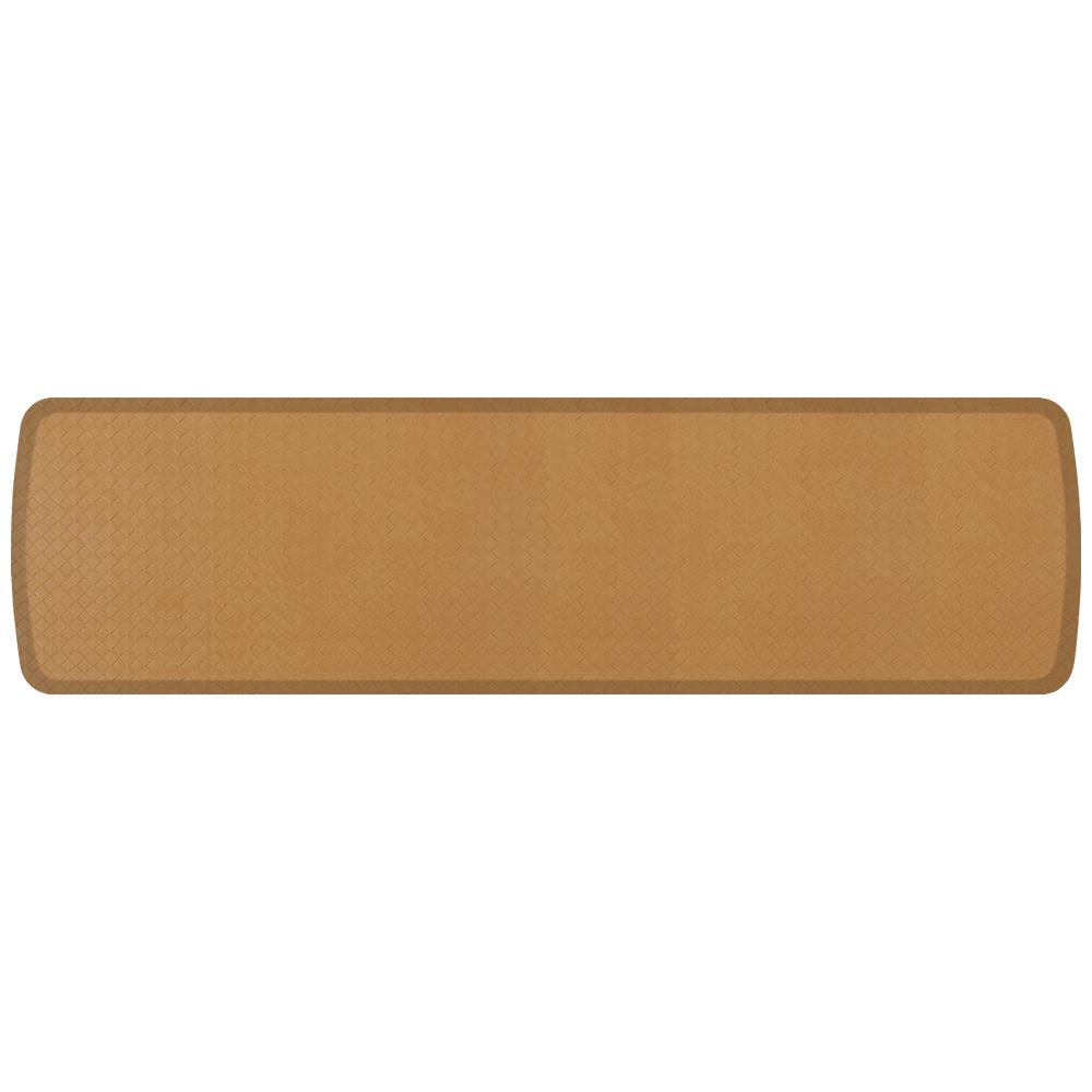 GelPro Classic Rattan Galveston Grey 20 in. x 72 in. Comfort Kitchen