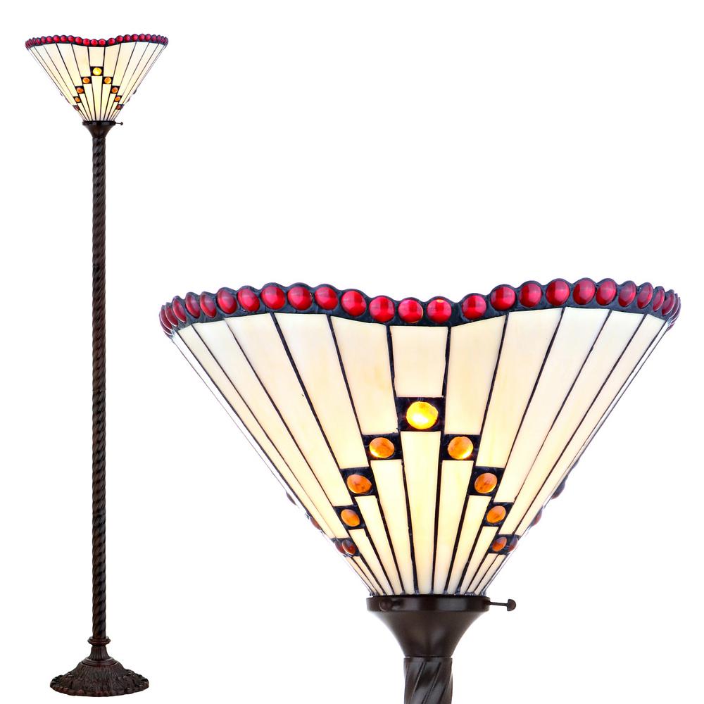 Jonathan Y Smith Style 70 5 In Bronze Torchiere Floor Lamp