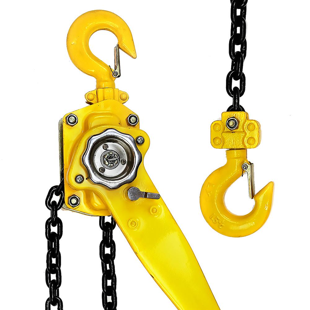 3M HONYTA Lever Block 1.5Ton ,Come Along Puller 3300 lbs for Warehouse Garages Construction Zones Chain Come Along 10Ft