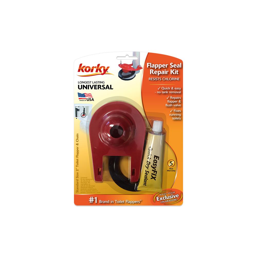 Korky 2 In Easy Fix Flush Valve Repair Kit 2003pk The Home Depot Easy Fix Flush Valve Repair Kit 2003pk
