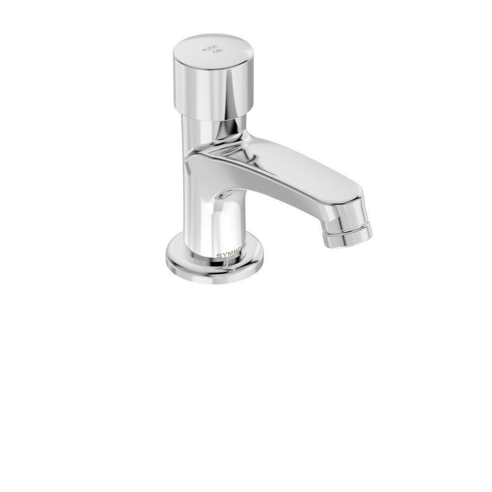 Symmons Scot 4 in. Centerset SingleHandle Metering Bathroom Faucet in