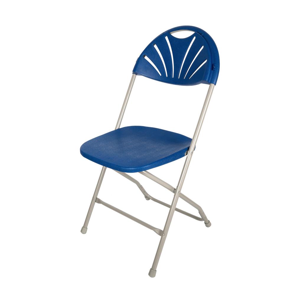 Blue Folding Tables Chairs Furniture The Home Depot Blue Indoor Outdoor Plastic