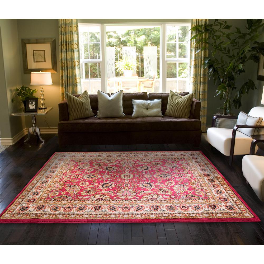 Home Dynamix Royalty Red 5 Ft X 7 Indoor Area Rug 2 8079 200 Home Dynamix Royalty Red 5 Ft X 7 Indoor Area Rug