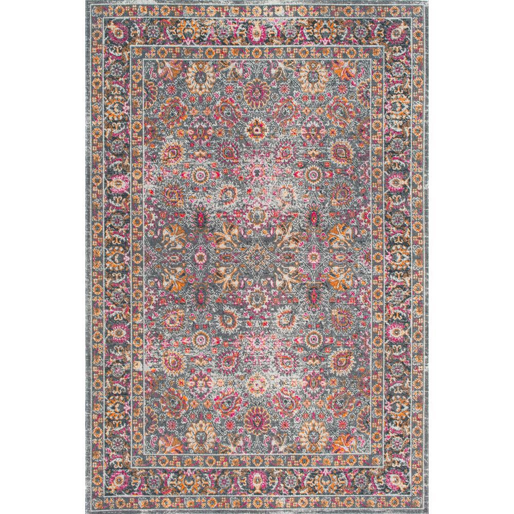Nuloom Vintage Persian Fl Isela Gray 3 Ft X 5 Area Rug Nuloom Vintage Persian Fl Isela Gray 3 Ft X 5 Area Rug