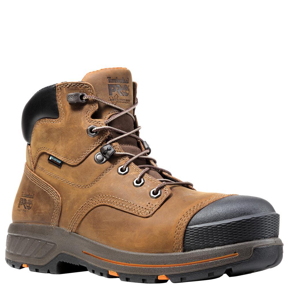 work boots with composite safety toe