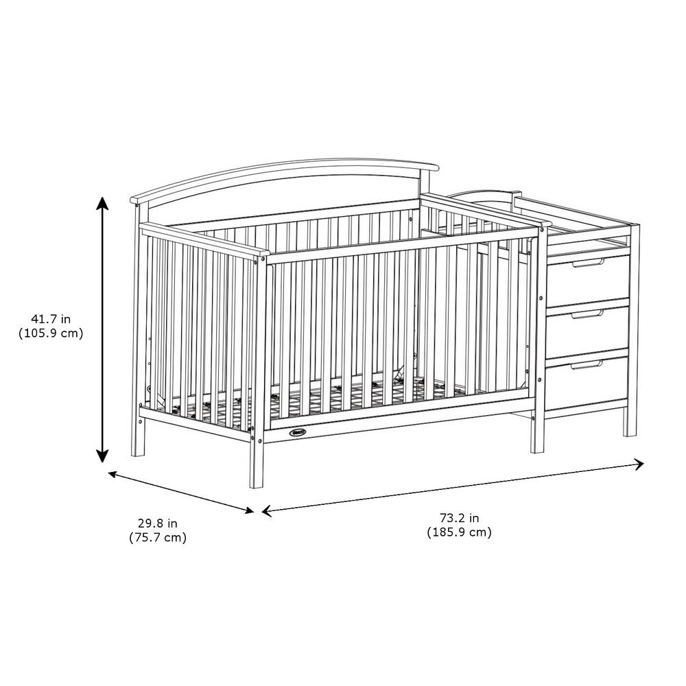 benton crib and changer