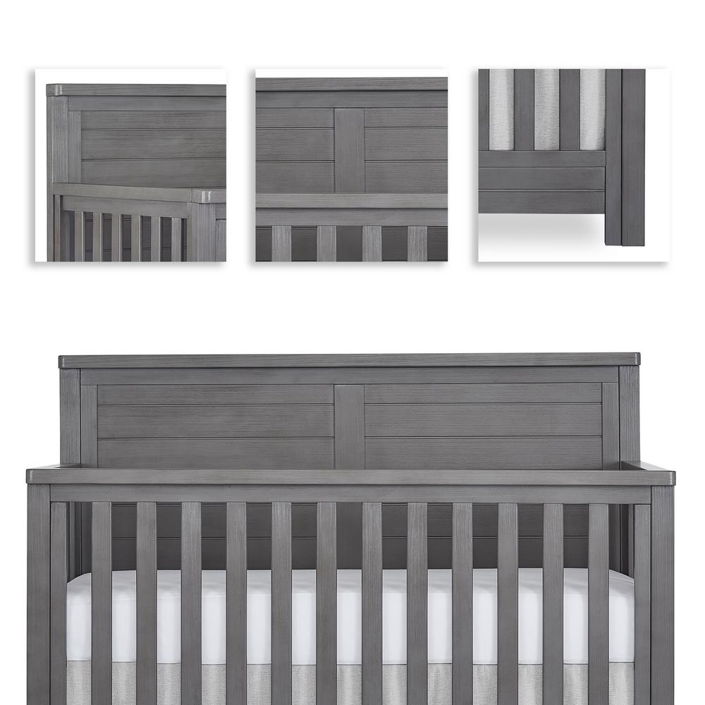 rustic gray cribs