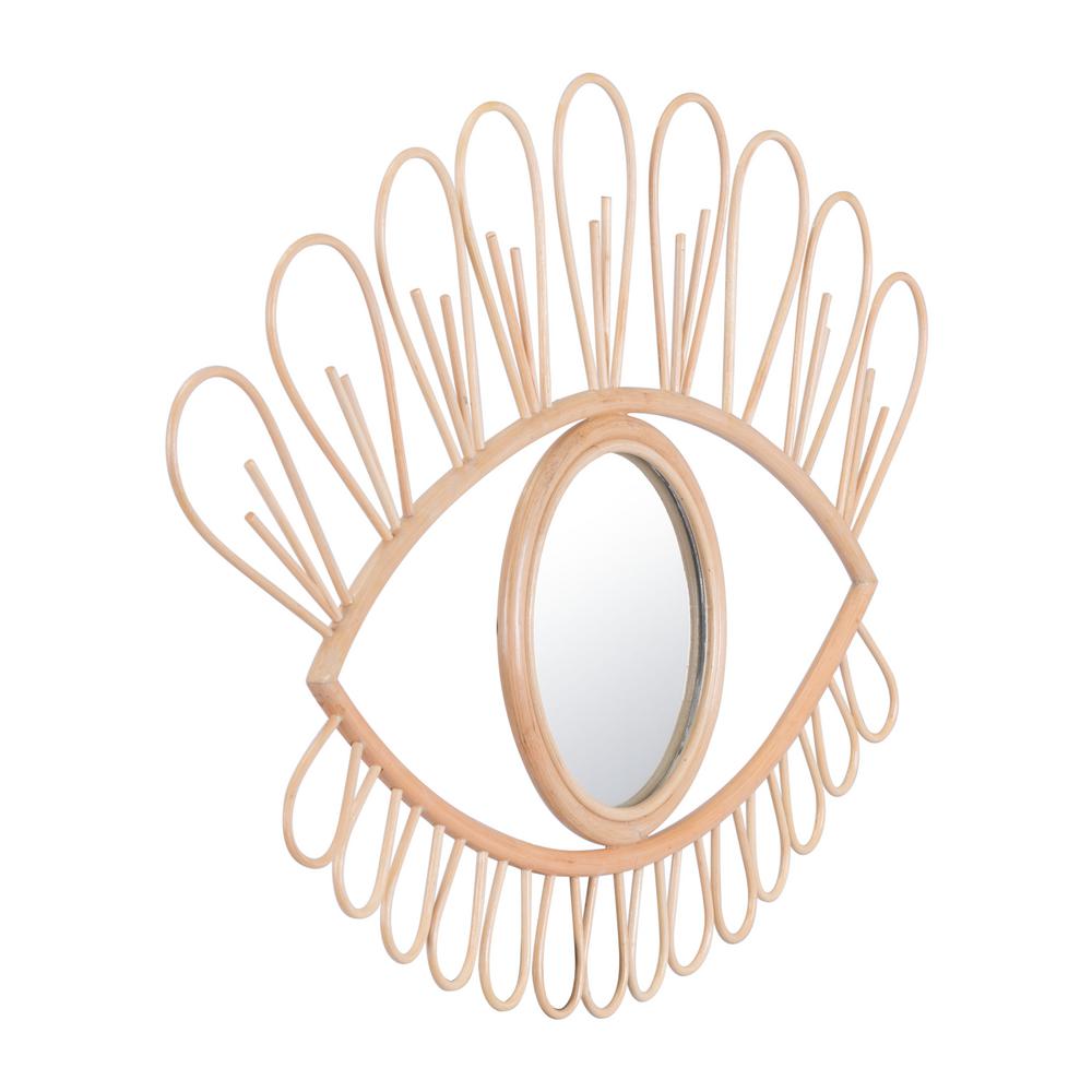 Ocular Brown Wall Mirror