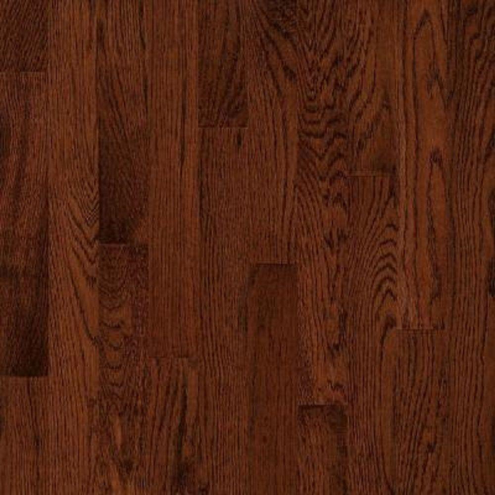 Bruce Take Home Sample - American Originals Deep Russet Oak Engineered Click Lock Hardwood ...