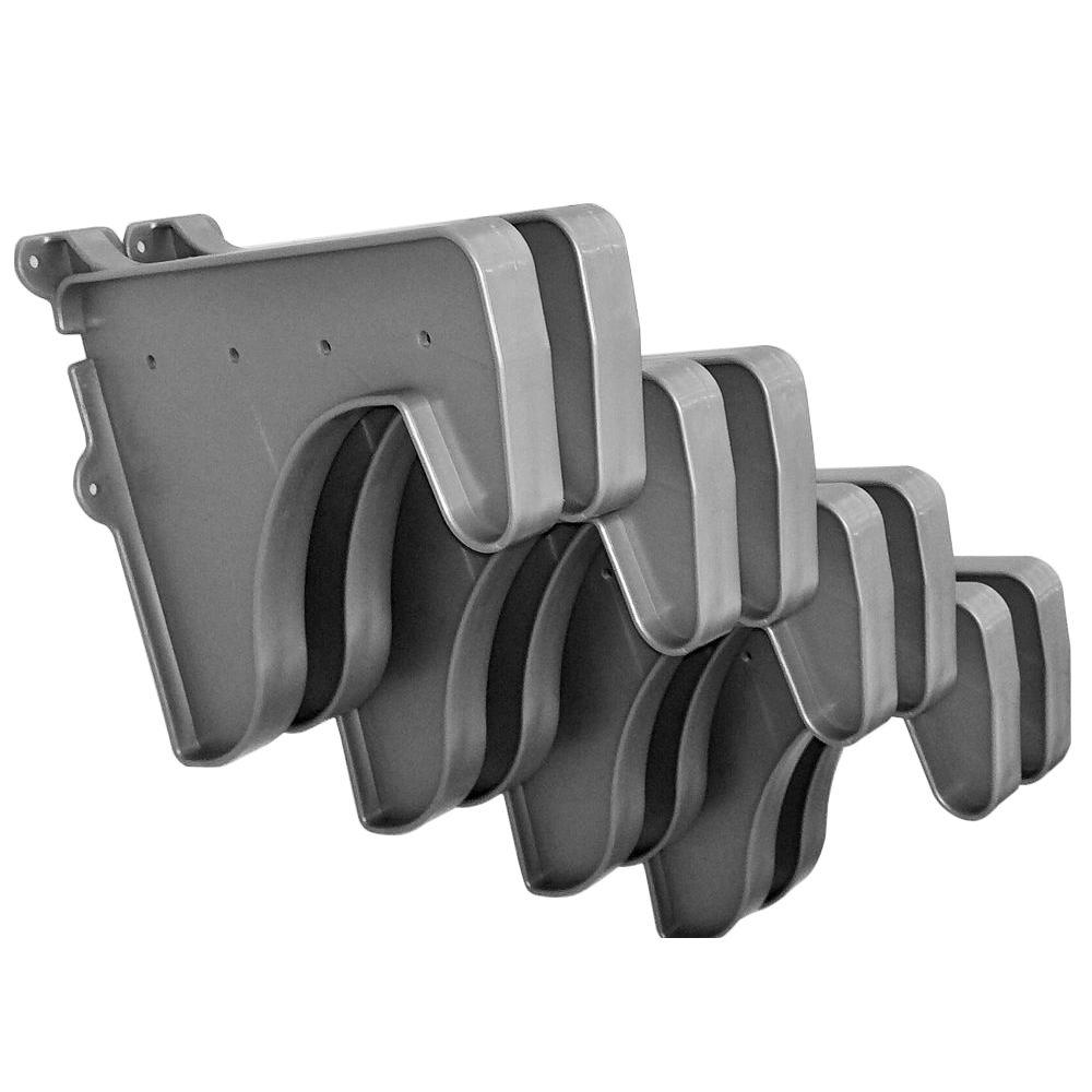 Ez Shelf 12 In X 10 Silver Set Of 8 Side End Brackets For Ez Shelf 12 In X 10 Silver Set Of 8 Side End Brackets For Hanging Rod And Mounting To Back Wall Connecting Ezs Ssmb Rss The Home Depot