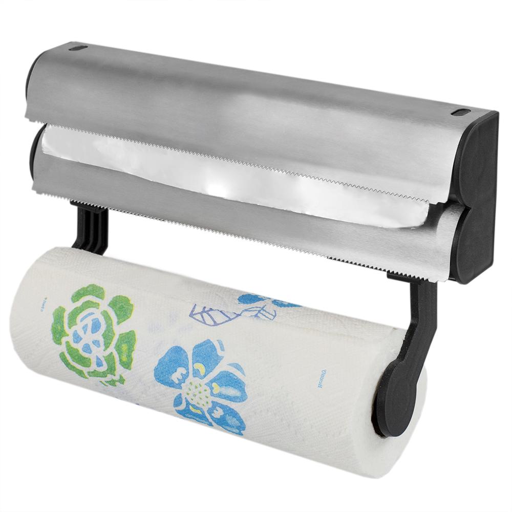 wall mounted foil and plastic wrap dispenser