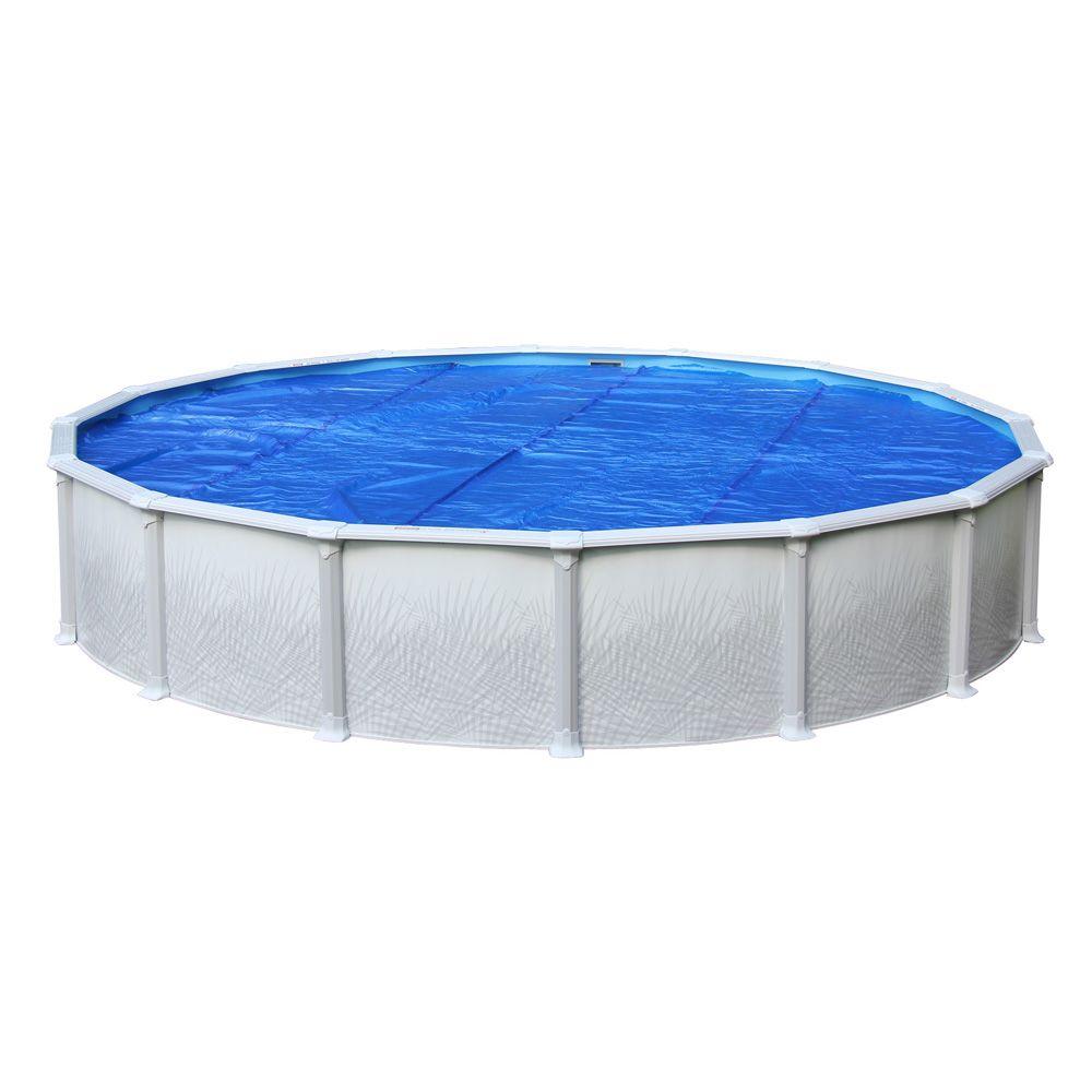 ThermoTex 24 ft. 3Year Round Blue Above Ground Solar Pool Blanket