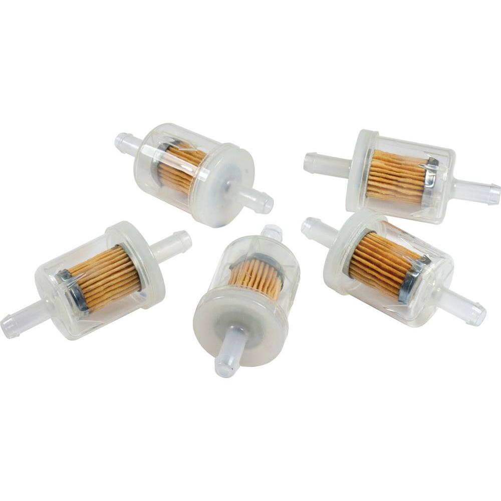 60 micron fuel filter for ride on tractor engines without fuel pump (5 pack)Riding Lawn Mower Fuel Filters #11