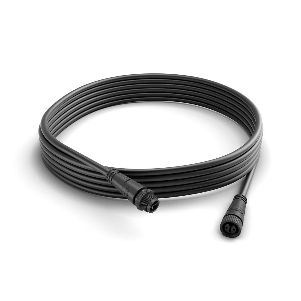 Cables Outdoor Lighting Accessories The Home 5m Hue White And Color Ambiance Calla Black Landscape Extension Cable