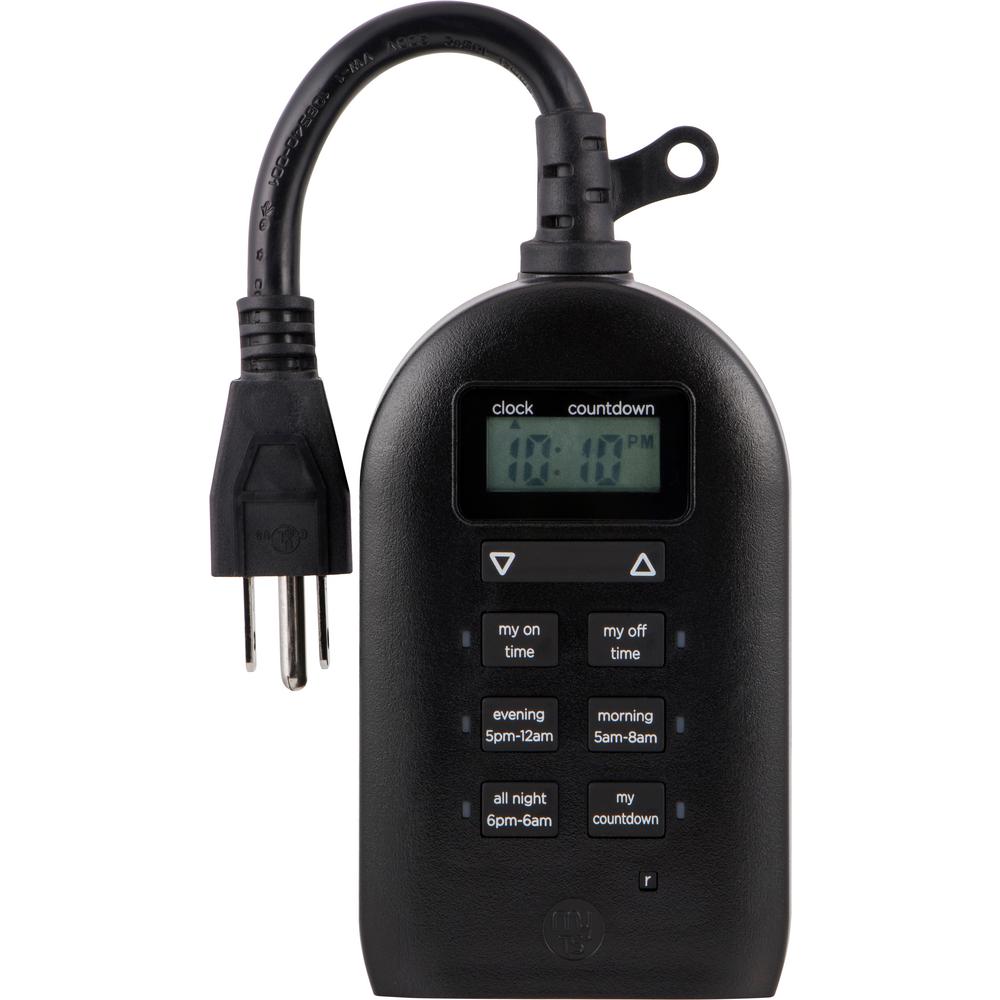 Mytouchsmart Simple Set Plug In Dual Digital Outdoor Timer With 2 Grounded S 26898 P2 The Home Depot Mytouchsmart Simple Set Plug In Dual, Outdoor Timer For Lights Home Depot