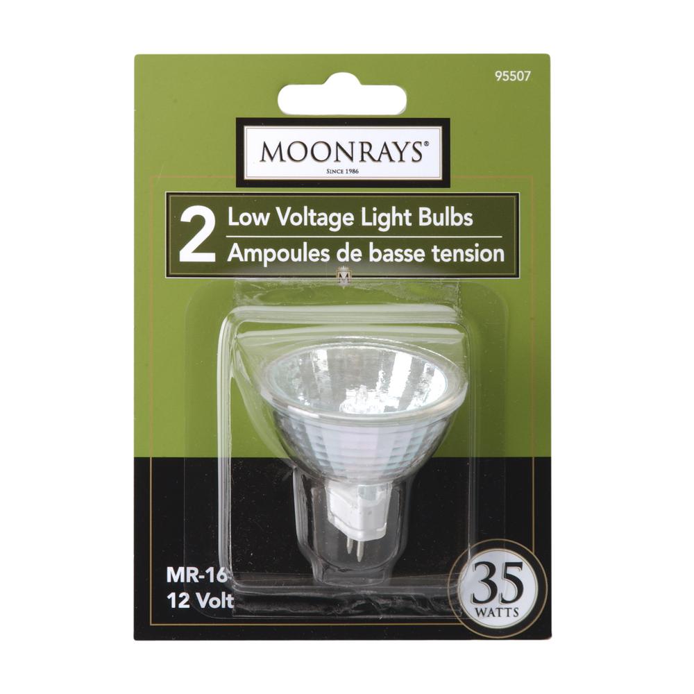 UPC 062964955079 product image for Moonrays 35-Watt Clear Glass MR-16 Halogen Replacement Light Bulb | upcitemdb.com