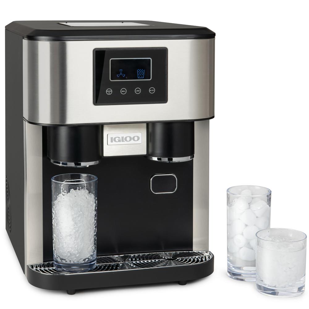 igloo countertop ice machine model ice103 in stainless steel