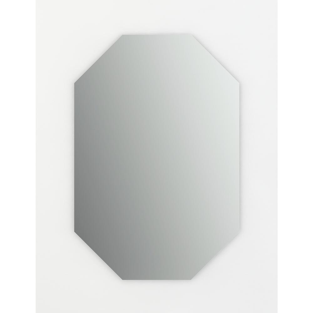 Delta 27 in. x 40 in. (L3) Octagonal Frameless Standard Glass Mirror