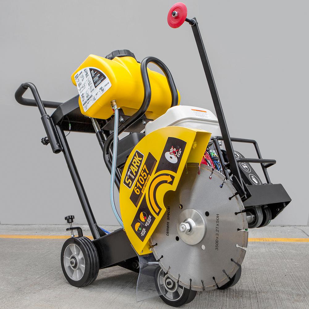 Tomahawk Power 14 in. 6.5 HP Honda Walk Behind Concrete Saw for