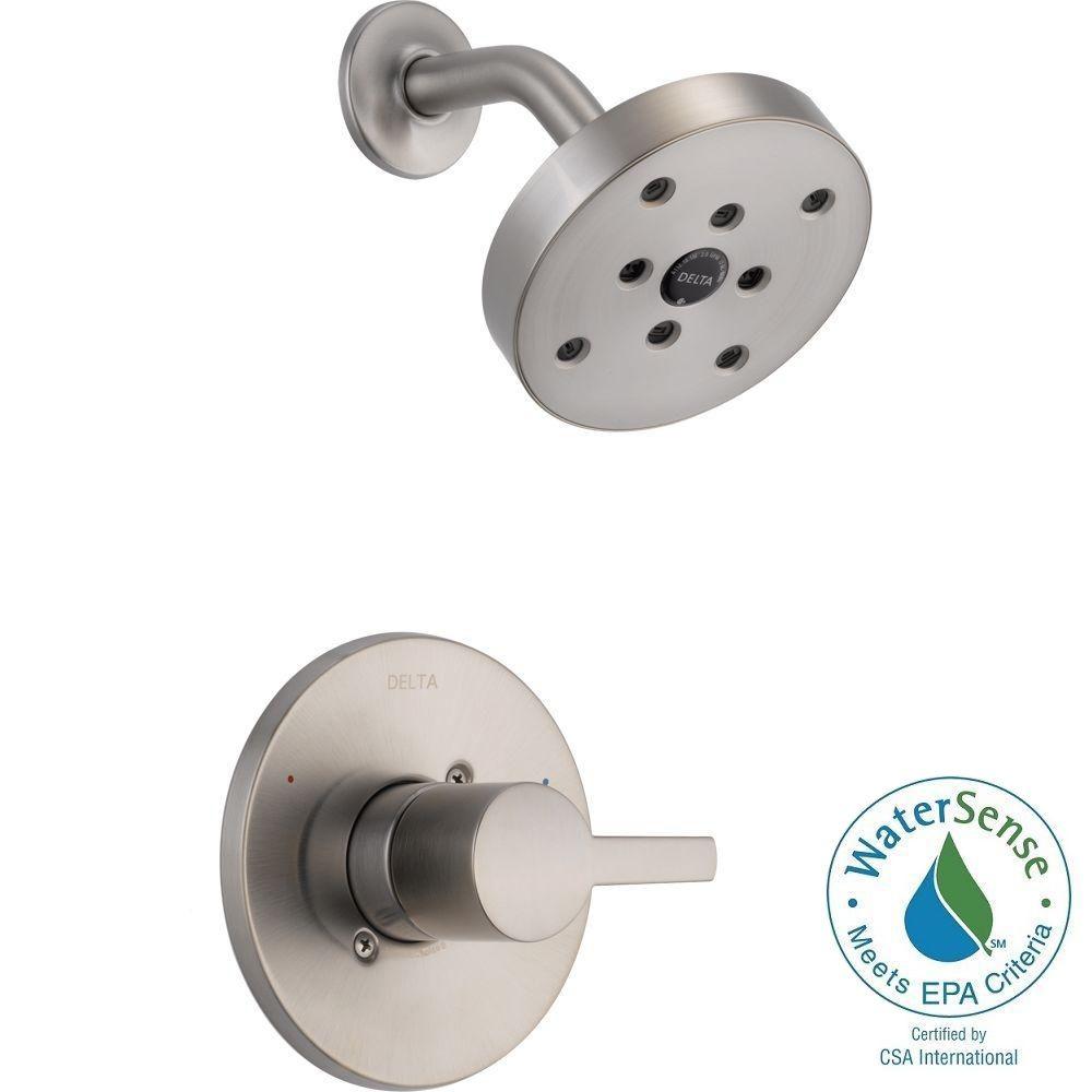 Delta Linden 1Handle 1Spray Tub and Shower Faucet Trim Kit in