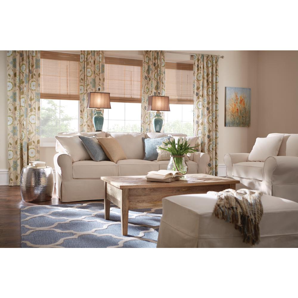  Home  Decorators  Collection Mayfair Linen Pearl Fabric Arm 