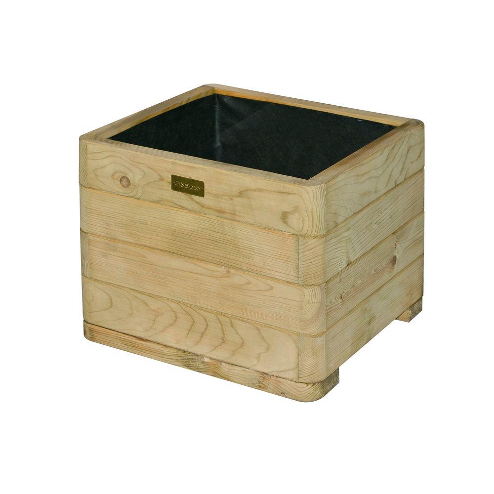 Bosmere English Garden 20 In X 15 Square Wood Planter A060 Bosmere English Garden 20 In X 15 Square Wood Planter