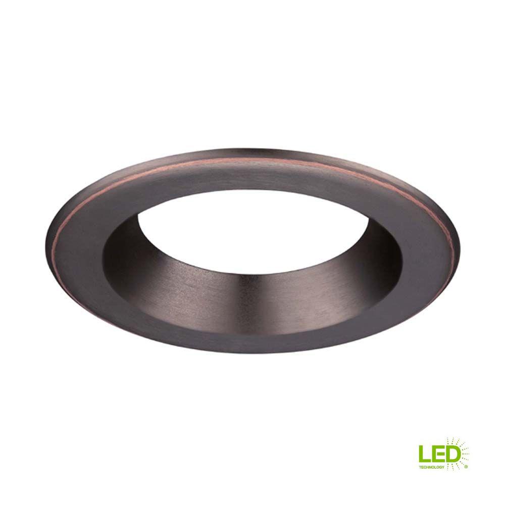Envirolite 6 In Decorative Bronze Trim Ring For Led Recessed