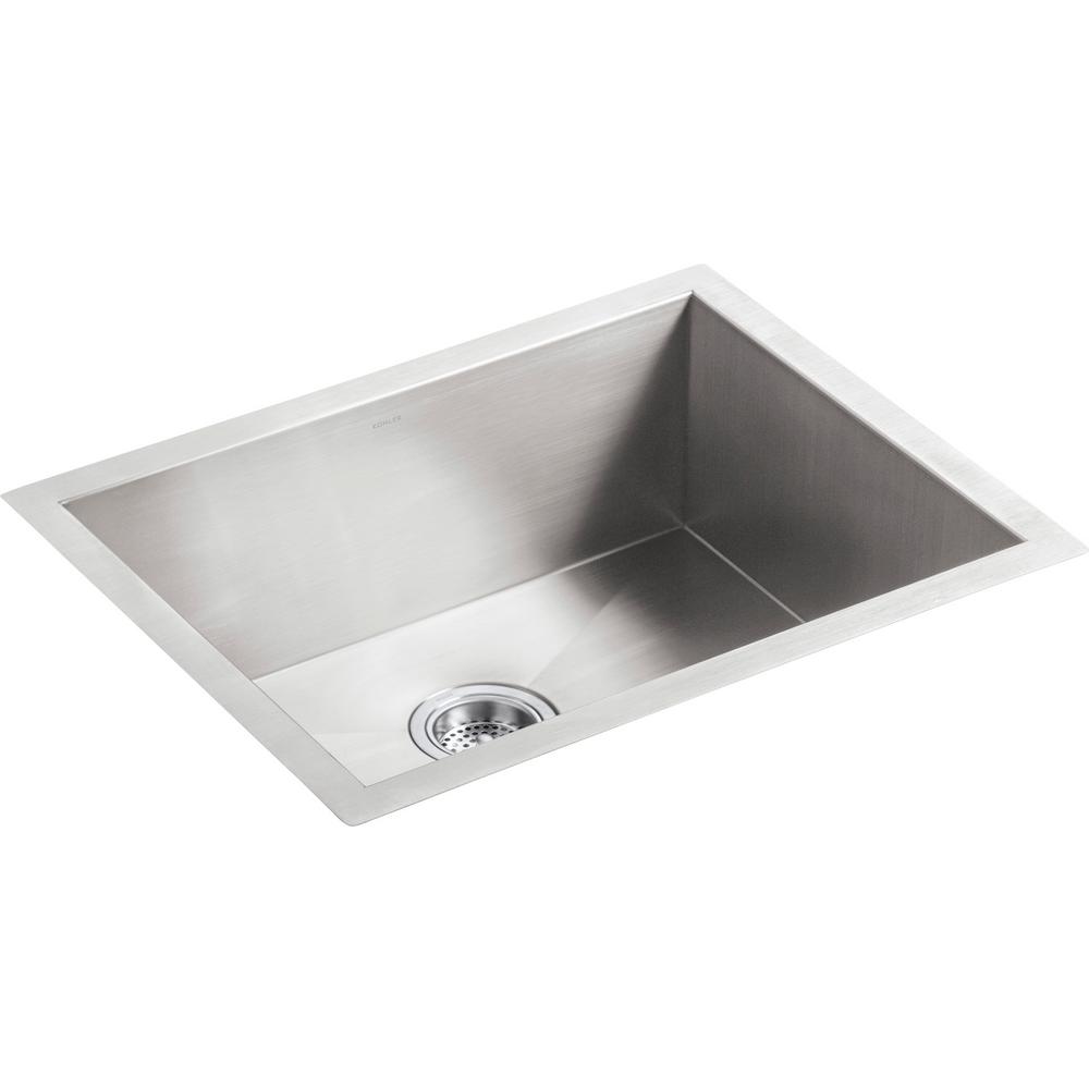 kohler kitchen sinks stainless steel top mount