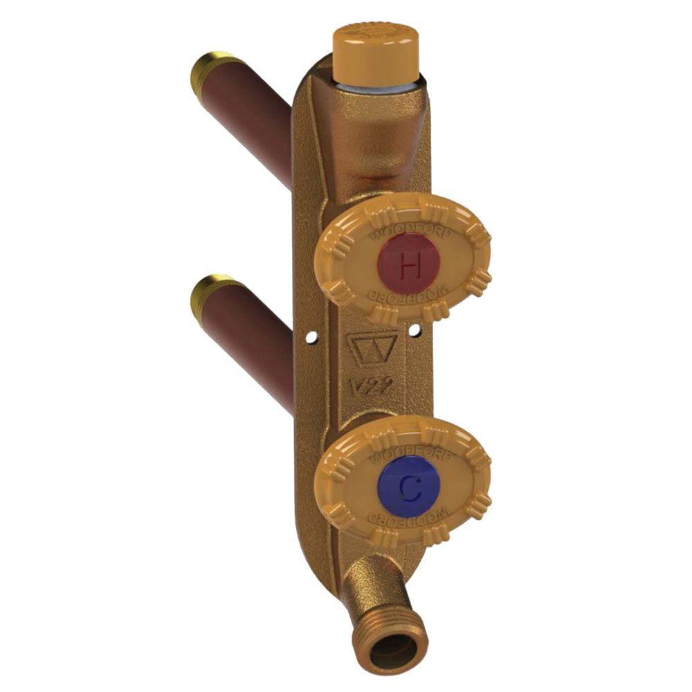 Prier C-534T10 10-Inch Loose Key Self Draining Anti-Siphon Freezeless Hydrant with 3//4-Inch MPT and 1//2-Inch FPT