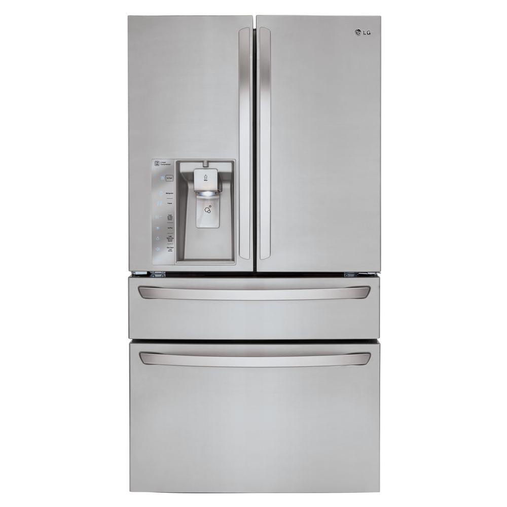 Lg Electronics 22 7 Cu Ft French Door Refrigerator In Stainless Steel