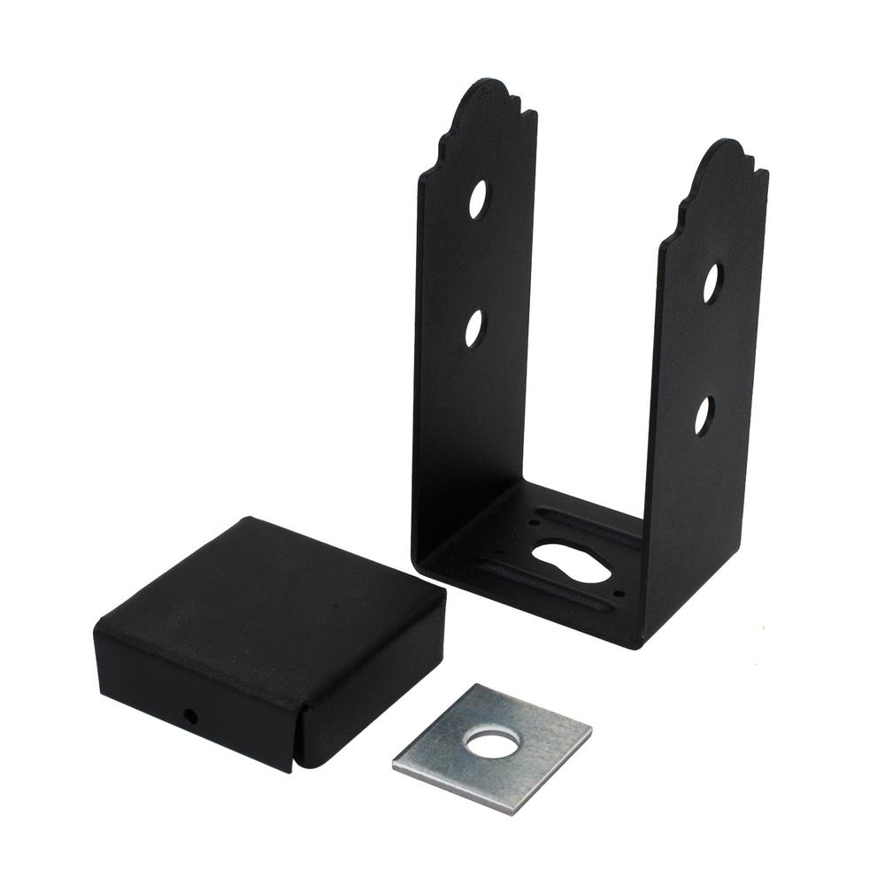 x 4 in 12-Gauge Elevated Post Base with Threaded Rod Simpson Strong-Tie 4 in