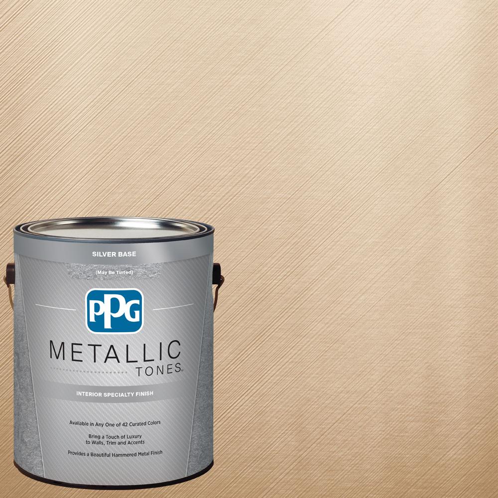 PPG METALLIC TONES 1 gal. MTL132 Frosted Ivory Metallic Interior