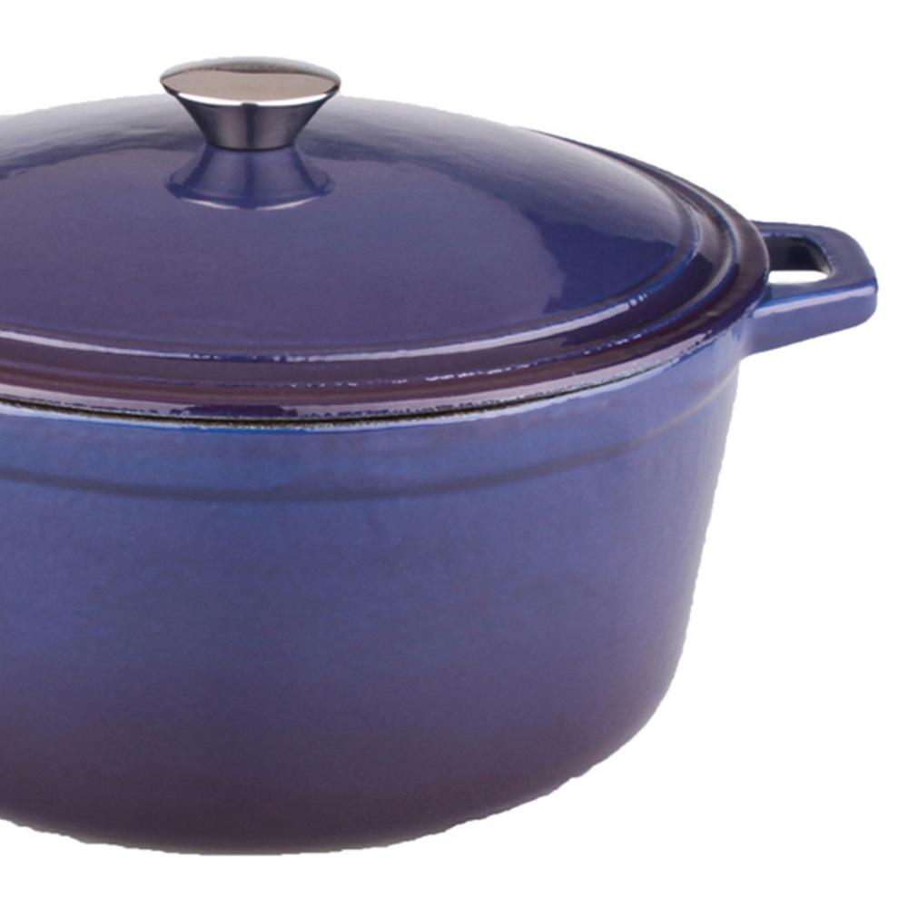 BergHOFF Neo 5Piece Purple Cast Iron Cookware Set with Lids 2212029 The Home Depot