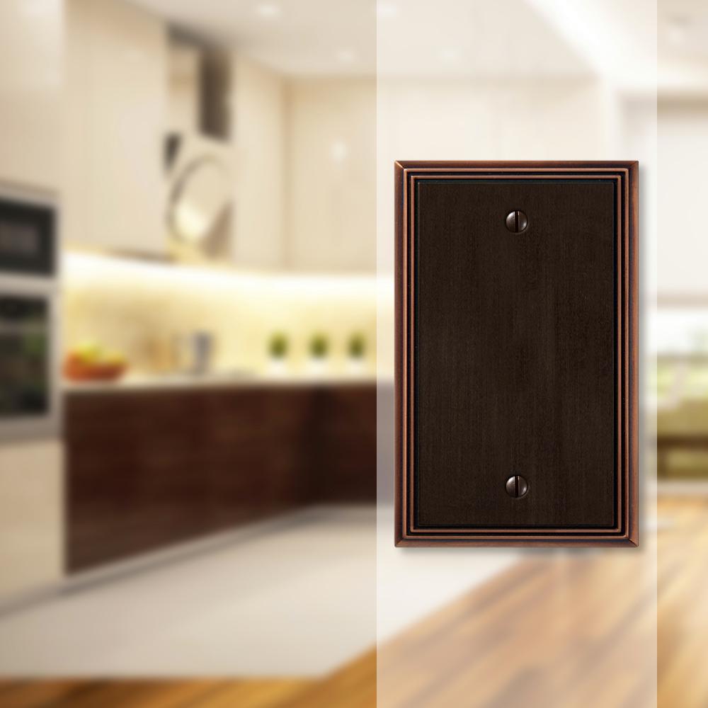 Bronze Blank Wall Plates Wall Plates The Home Depot