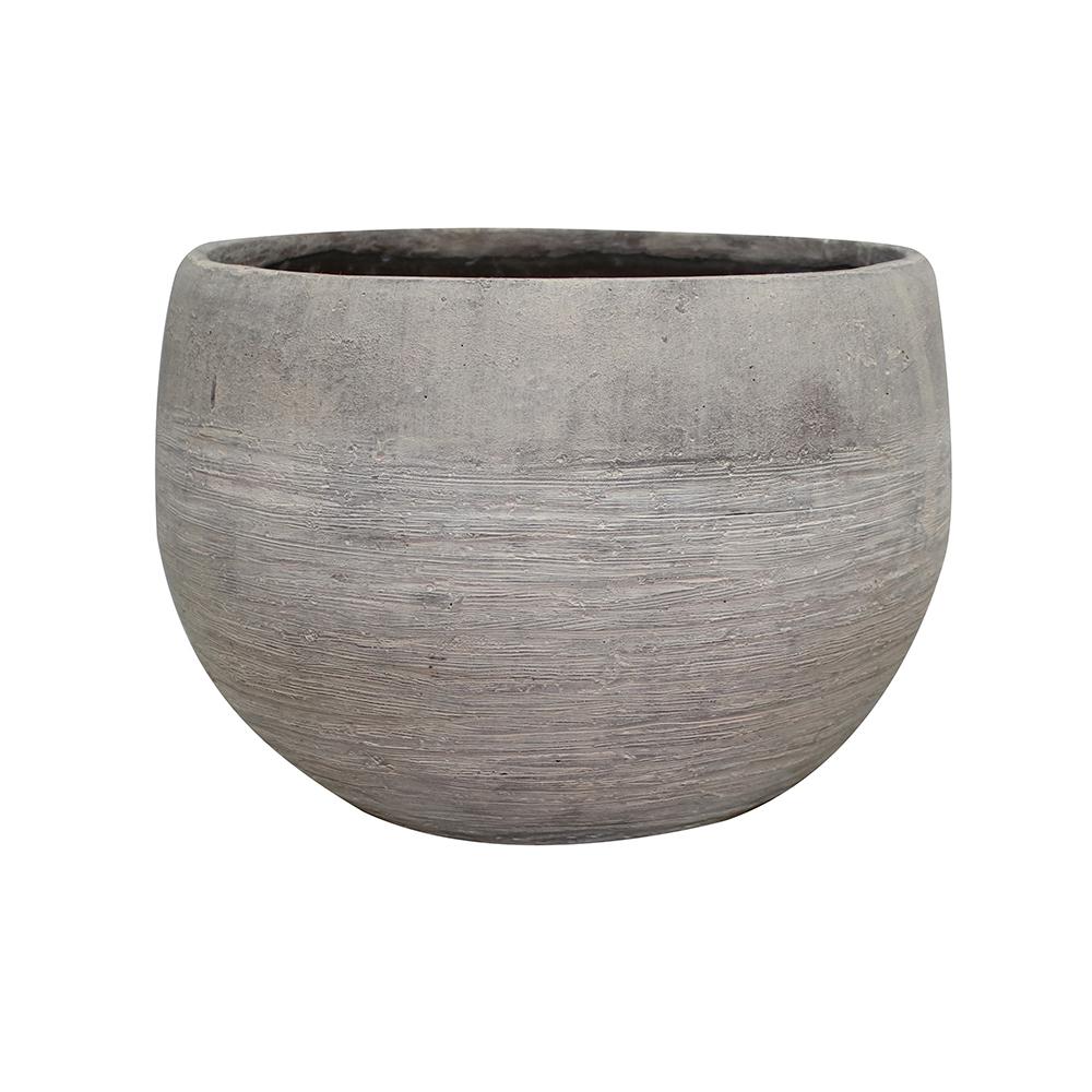 Southern Patio Unearthed 16 in. Dia Fiberglass Planter-GRC 