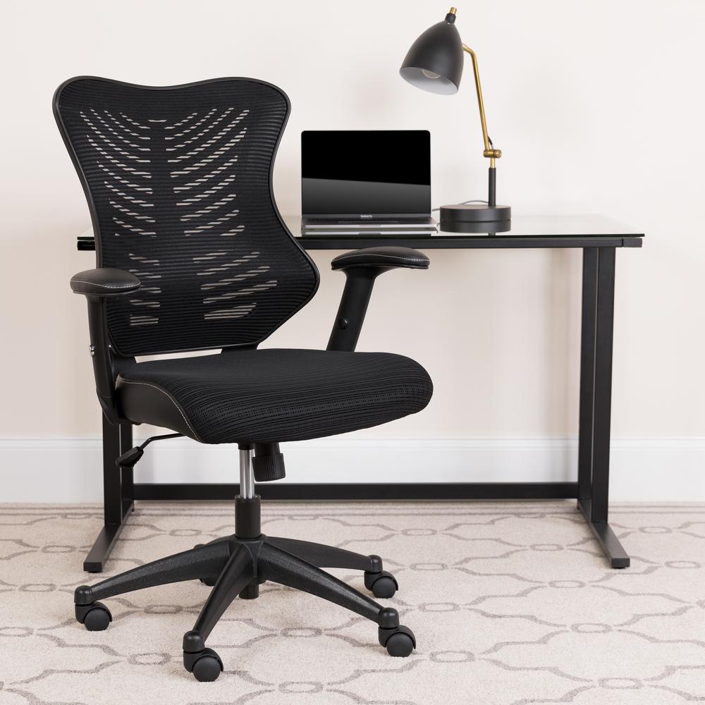 Flash Furniture High Back Black Designer Mesh Executive Swivel