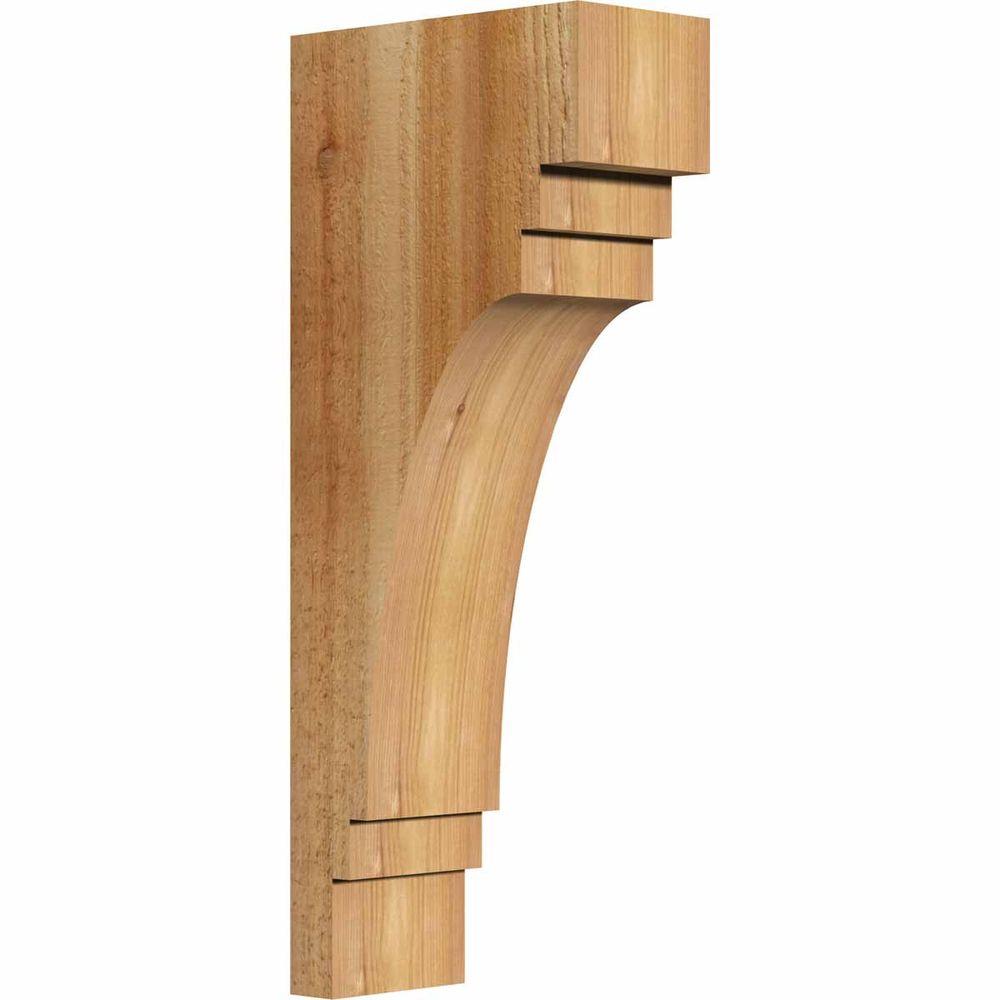 Ekena Millwork 4 in. x 8 in. x 20 in. Western Red Cedar Pescadero Rough