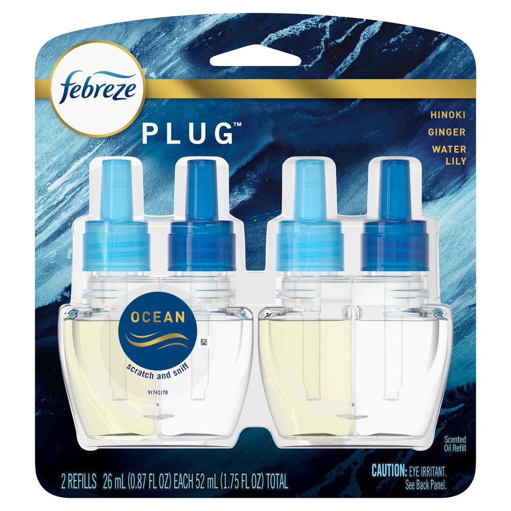 Febreze Odor Eliminating 1.75 fl. oz. Ocean Scent Plug Air Freshener